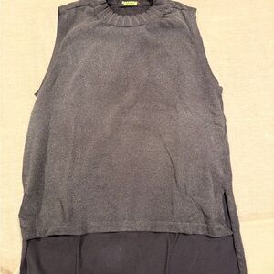 Sleeveless Black Top